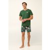 Luxusní pánské pyžamo krátké BERMUDA VAMP 22621