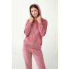 Dvoudílná hřejivá dámská souprava Vamp 21140 sametová