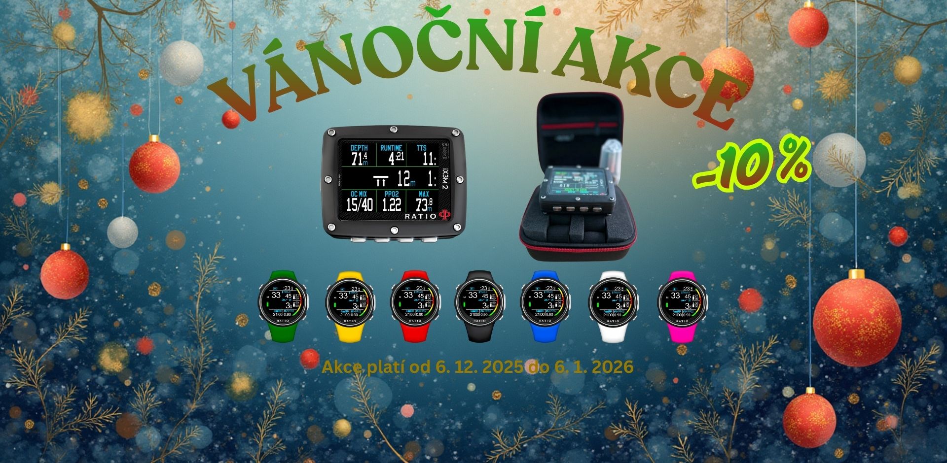 Vánoční akce na počítače Ratio Computers