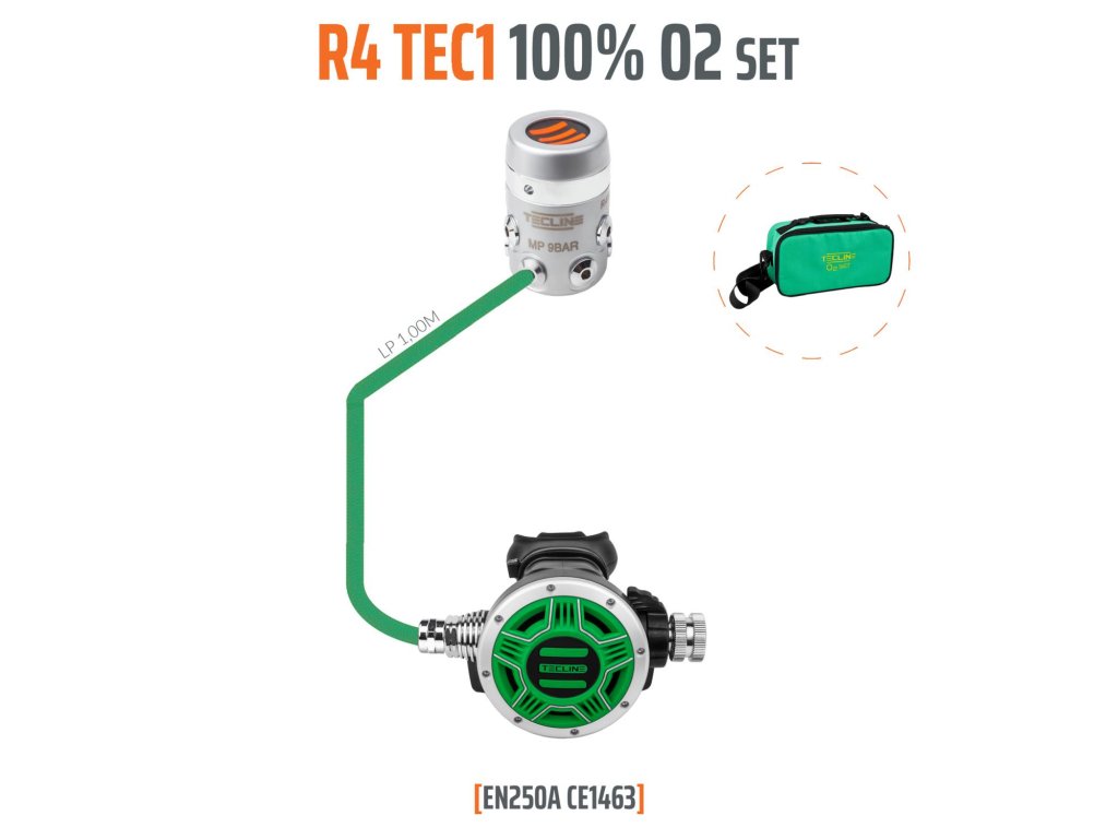 Regulátor R4 TEC1 100% O2 stage set