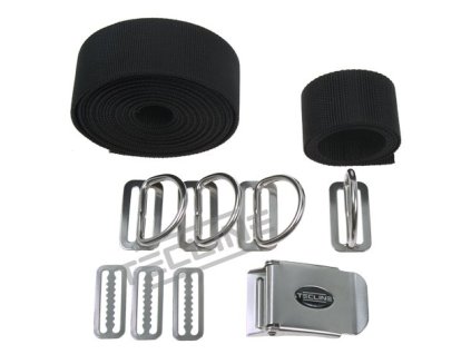 Postroj DIR (pevné D-ringy, tužší popruh)