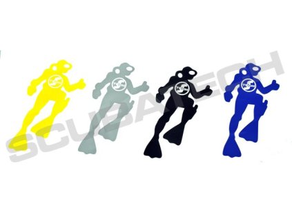 Nálepka "Diver", 13 x 6,5 cm