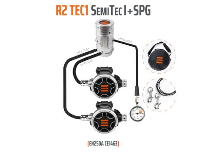 R2 TEC1 Semitec sada s manometrem