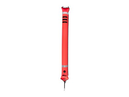 Uzavřená bójka 22/180 cm, vypouštěcí ventil, kovový ústní ventil – oranžová