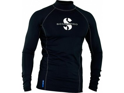 Lycrové triko Scubapro T-FLEX BLACK UPF80, dlouhý rukáv - pánské