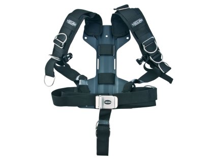 Postroj Comfort (nastavitelný) + backplate MINI 3mm (hliník), typ H