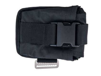 Měkká kapsa na závaží pravá Comfort - s vnitřní kapsou (max. 4kg) černá