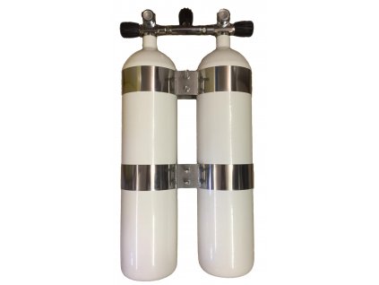 Kompletní dvojče 2x8 L (300 bar) široké skruže