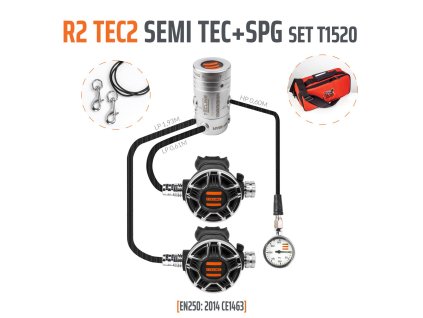 Regulátor R2 TEC2 SemiTec s manometrem - EN250:2014