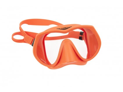 Maska Frameless Super View oranžová
