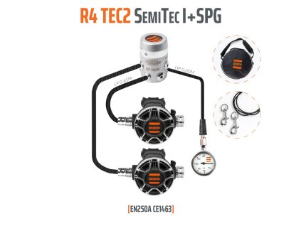 Regulátor R4 TEC2 Semitec I s manomentrem