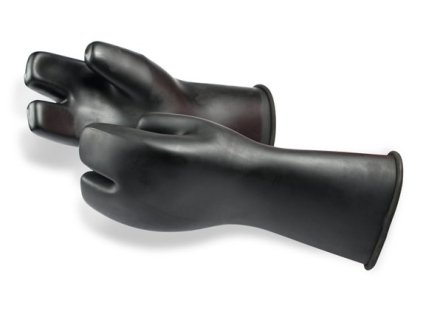 Tříprsté rukavice, latex