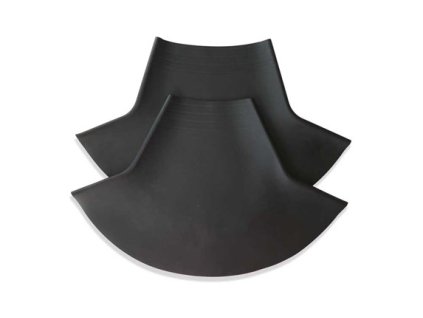 Krční manžeta kónická zesílená v dolní části, latex