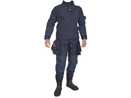 Trilaminátový suchý oblek Solo Shipboarding NAVY BLUE