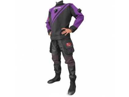 Trilaminátový suchý oblek Solo T-Pro, fuchsia