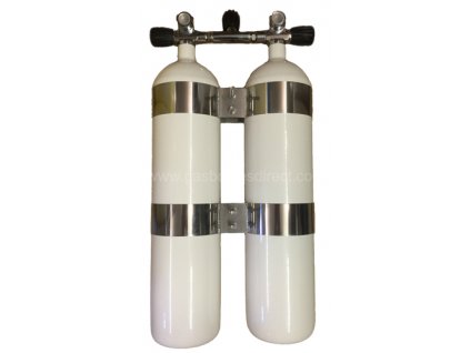 Kompletní dvojče 2x8 L (300 bar) FABER  - široké skruže