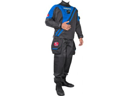 Trilaminátový suchý oblek Solo MG BLUE, velikost XXL