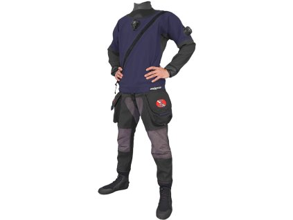 Trilaminátový suchý oblek Solo Expedition NAVY modrá