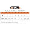 Tecline Boots XT 6mm size chart page 0001