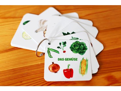 GEMÜSE - Taschenatlas: Themenkarten mit Originalillustrationen für kleine Entdecker (Format PDF)