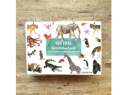 100 TIERE – Interaktives Buch: Entdecke die Tiere (3–8 Jahre) (Format PDF)