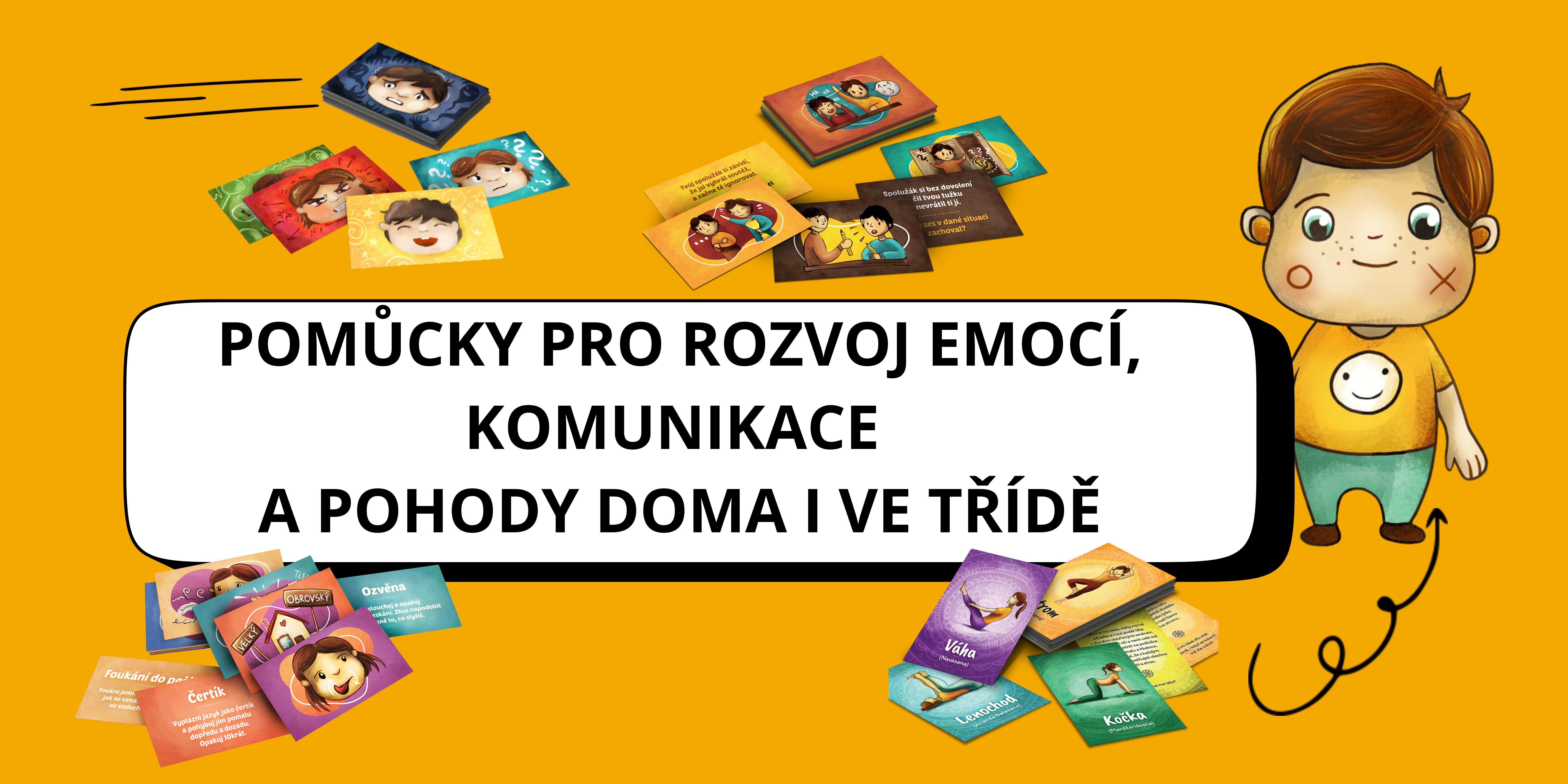 Banner Eduall – pomůcky pro rozvoj emocí a komunikace
