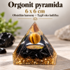 Orgonitová pyramida s tygřím okem