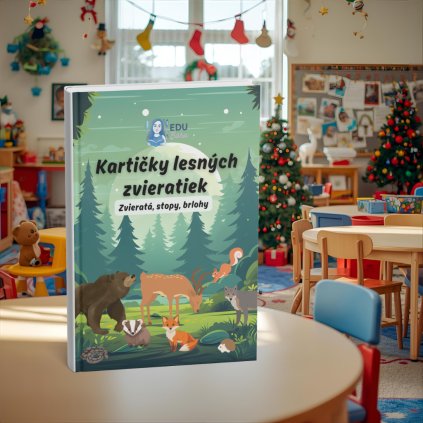 Kartičky lesných zvieratiek – Zvieratká, stopy, brlohy (1)