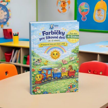 FARBIČKY: Pracovné listy pre deti 4-5 rokov