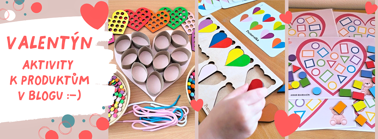 Valentýn aktivity pro děti inspirace