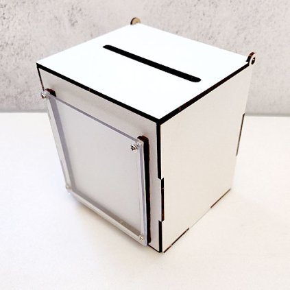 Vhazovací kostka box univerzální s okýnkem třídění