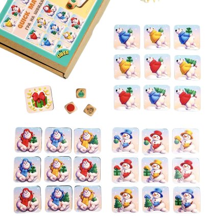 PSD305 Hra s kostkou najdi první zimní pro děti postřeh logika 02