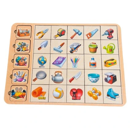 Logická tabulka kategorizace třídění nářadí náčiní 0