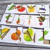 Puzzle dřevěné hlavolam Zelenina čtverce Nikitina Montessori 3 0