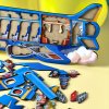 PSF161 Letadlo dvouvrstve puzzle skladacka deti drevene eduhry 3