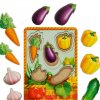 PSF042 Zelenina 1 trivrstva vkladacka puzzle velikosti montessori eduhry 2