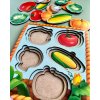 PSF043 Zelenina 2 trivrstva vkladacka puzzle velikosti montessori eduhry 5