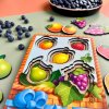 PSF045 Ovoce 2 trivrstva vkladacka puzzle velikosti montessori eduhry 2