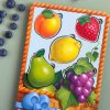PSF045 Ovoce 2 trivrstva vkladacka puzzle velikosti montessori eduhry 3