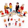 Sada figurky Rodina děti máma táta babička povídání logopedie