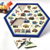 PSF024 Logické tri puzzle trojuhelníčky trinomino Dopravní prostředky 2