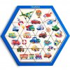PSF024 Logické tri puzzle trojuhelníčky trinomino Dopravní prostředky