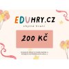200 Kč dárkový poukaz hračky Eduhry