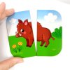 puzzle polovinky Lesní zvířátka 2