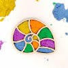 Vysypavaci tacek Sensory play smyslové hraní podložka Mušle,Ulita 2