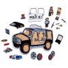 PSF111 Policie tvarové puzzle dřevěná vkládačka policejní auto dvouvrstvé 2