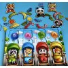 PSD176 Zviratka s kocarky logicke vicevrstve drevene puzzle se zadanim UBEE 2
