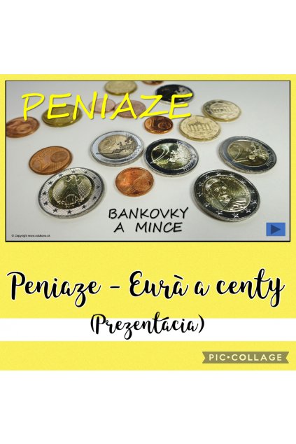 Peniaze - Eurá a centy (prezentácia)