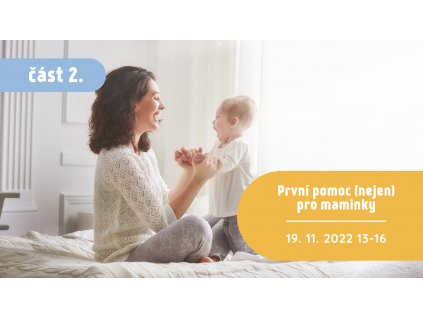 První pomoc (nejen) pro maminky - část II. 19. 11.