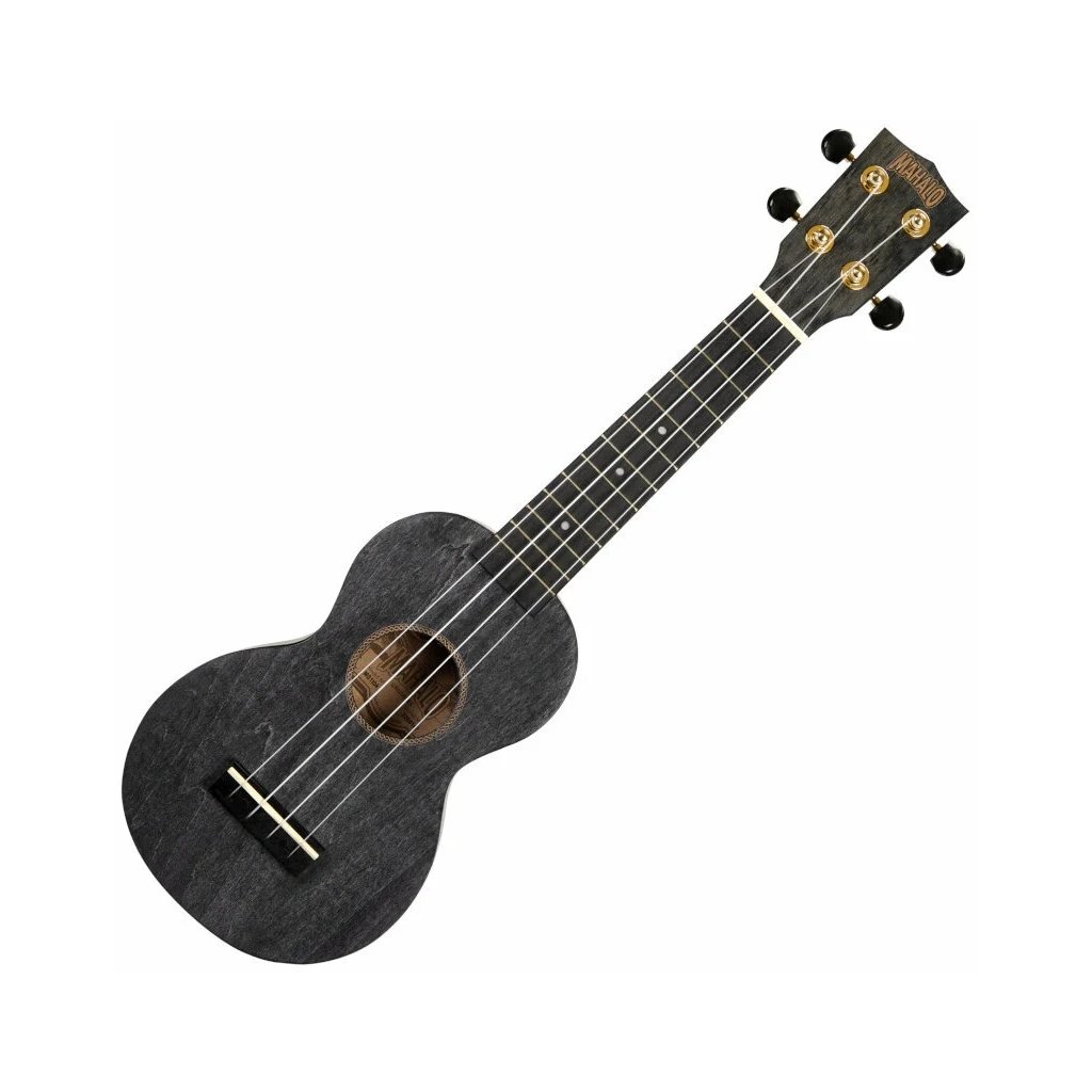 15519 mahalo ms1tbk sopranove ukulele transparent black